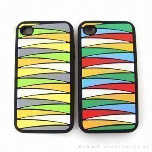 Case for iPhone, with Embossed Pattern and Colorful Designs, Available in Various Colors